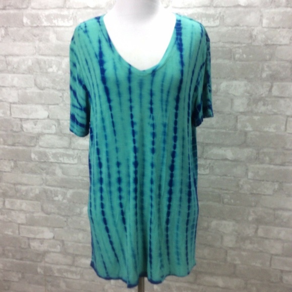 Anthropologie Tops - Nanette Lepore Top Tie Dye Stretch Jersey Boho Tee